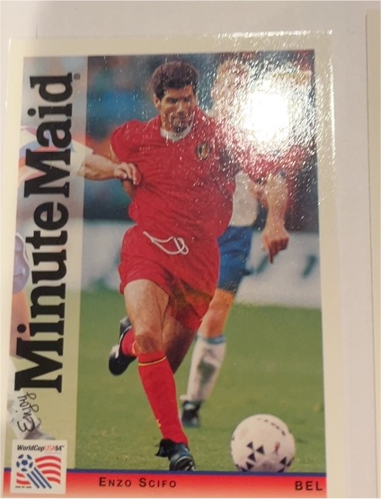 1994 Upper Deck Minute Maid World Cup #16 Enzo Scifo — front