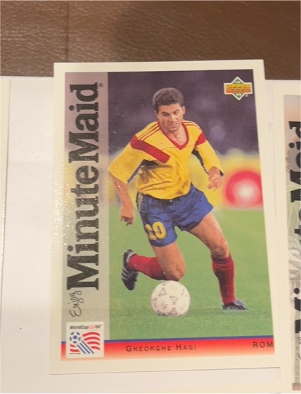 1994 Upper Deck Minute Maid #3 Gheorghe Hagi — front
