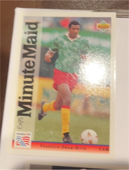 1994 Upper Deck Minute Maid #8 François Omam-Biyik — front