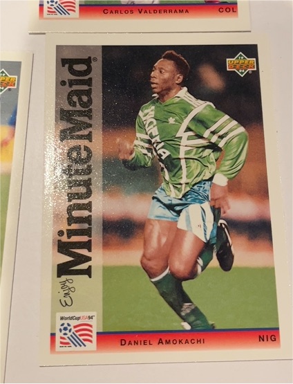 1994 Upper Deck Minute Maid # Daniel Amokachi — front
