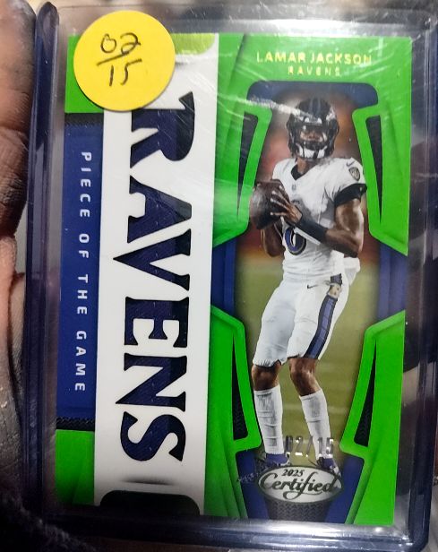 2025 Panini Certified #POG-LJN Lamar Jackson — front