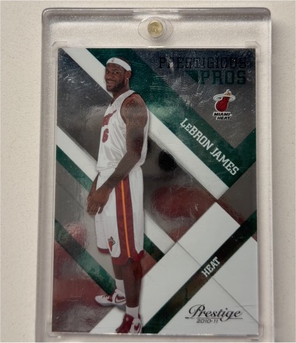 2010-11 Panini Prestige Prestigious Pros #PP LeBron James — front