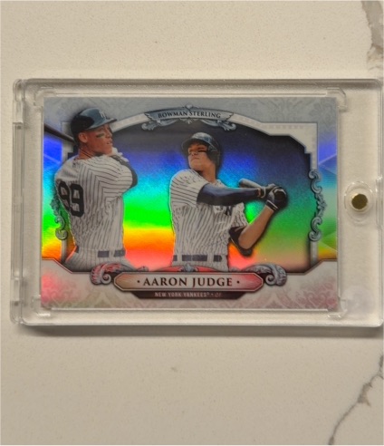 2018 Bowman Sterling #BS-AJ Aaron Judge — front
