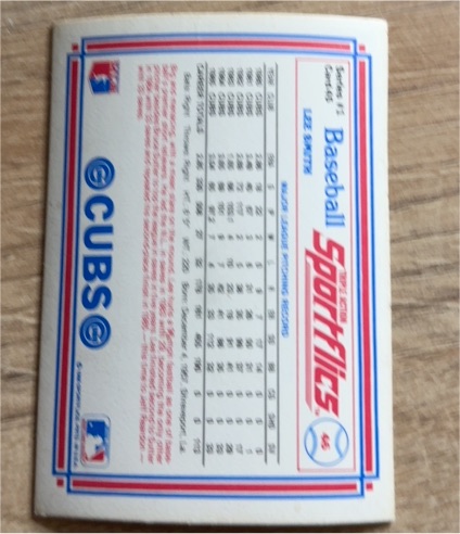 1986 Sportflics #16 Lee Smith — front