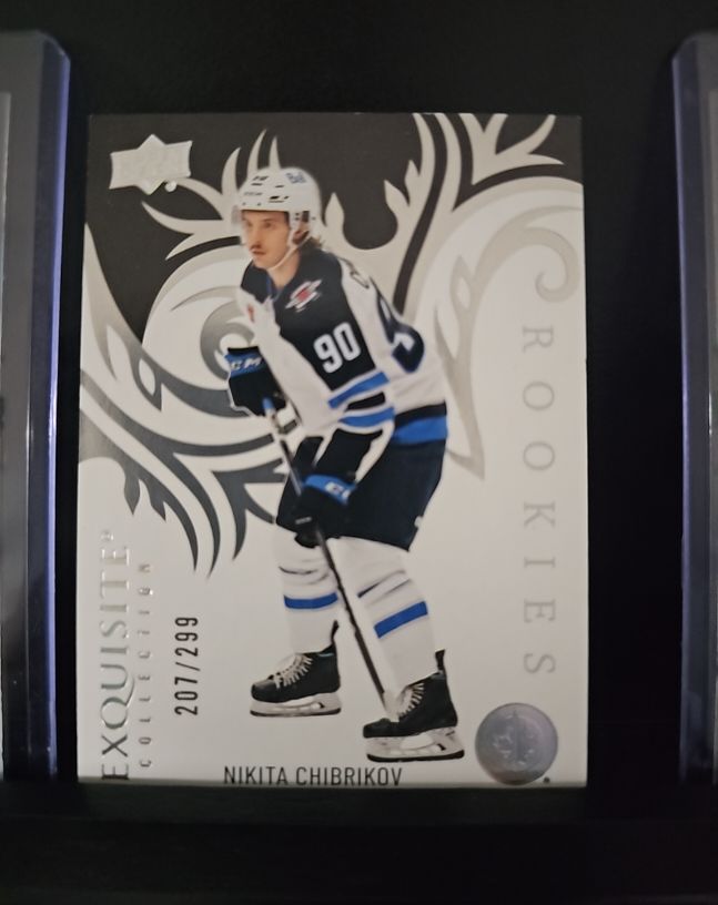2024-25 Upper Deck Ice Exquisite Collection Rookies #R-33 Nikita Chibrikov — front