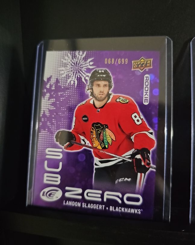 2024-25 Upper Deck Ice Sub Zero Rookie #SZ-LS Landon Slaggert — front