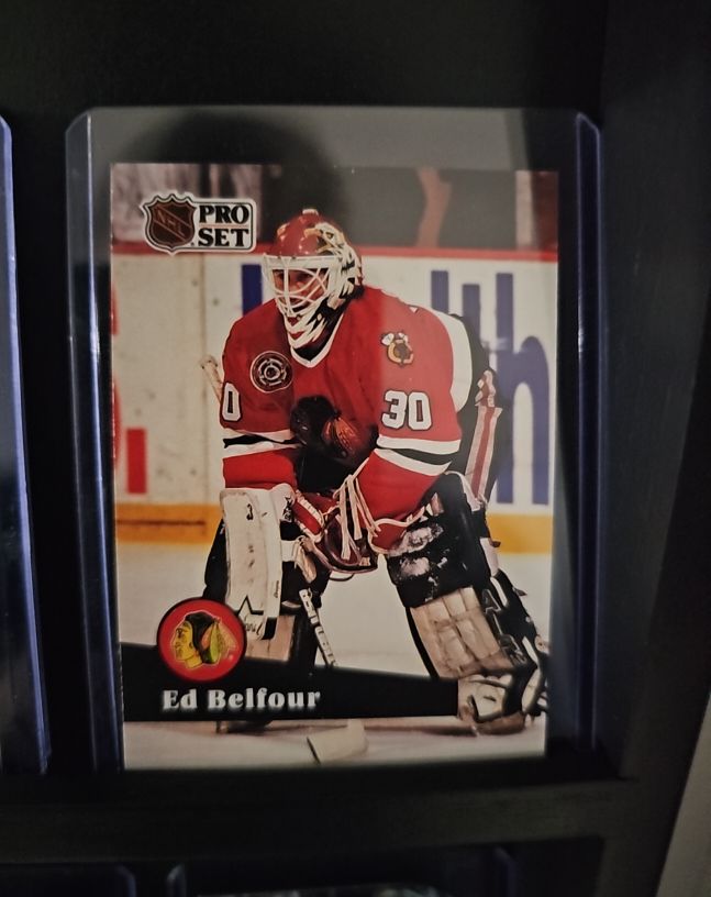 1991-92 Pro Set #43 Ed Belfour — front