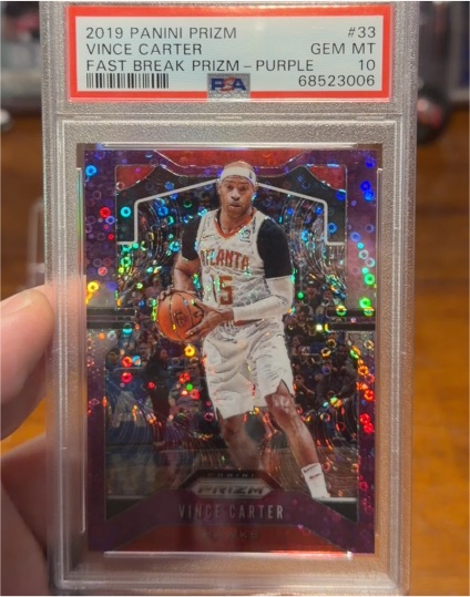 2019 Panini Prizm #33 Vince Carter — front