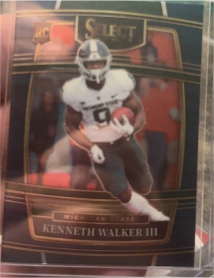 2022 Panini Select Draft Picks #15 Kenneth Walker III — front