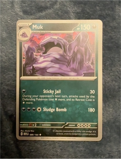 2023 Pokémon Scarlet & Violet 151 #089 Muk — front