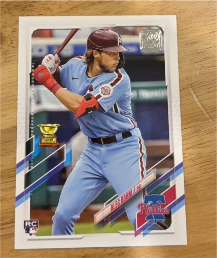 2021 Topps Series 1 #277 Alec Bohm Rookie Card — front