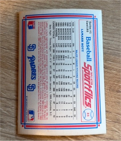 1986 Sportflics #193 Robin Yount — front