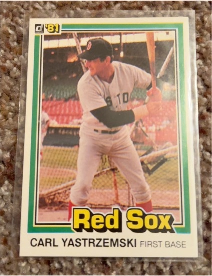1981 Donruss #214 Carl Yastrzemski — front