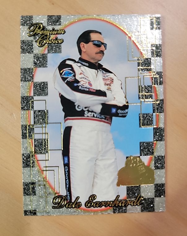 2001 Press Pass Premium Choice #77 Dale Earnhardt — front