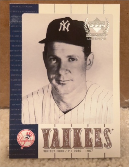 2000 Upper Deck Yankees Legends #18 Whitey Ford — front
