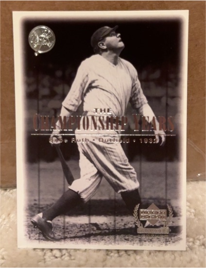 2000 Upper Deck Yankees Legends #69 Babe Ruth — front