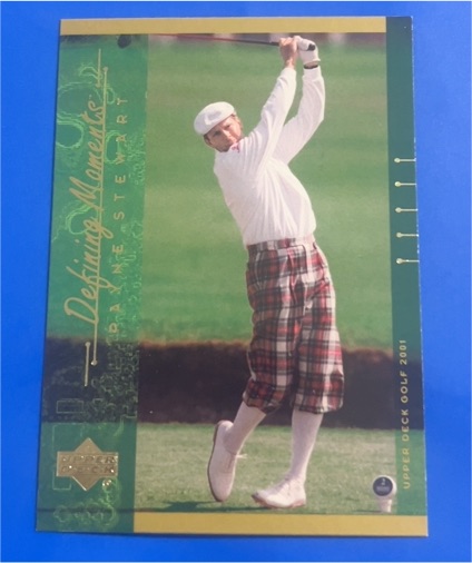 2001 Upper Deck Defining Moments #139 Payne Stewart — front