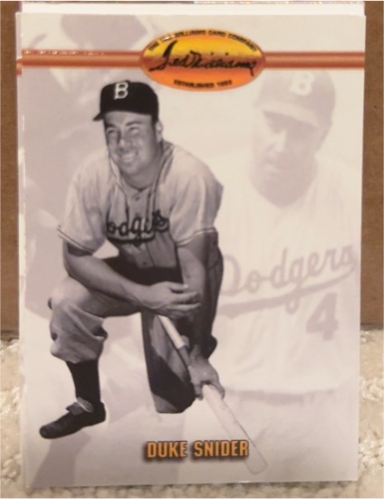 1993 Ted Williams #16 Duke Snider — front