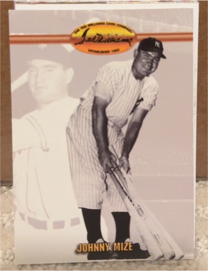 1993 Ted Williams #66 Johnny Mize — front