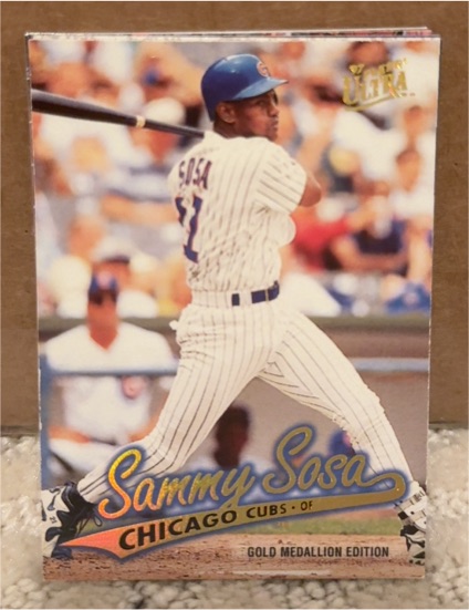 1997 Fleer Ultra Gold Medallion Edition #G169 Sammy Sosa — front