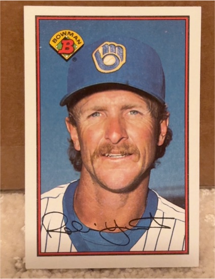 1989 Bowman #144 Robin Yount — front