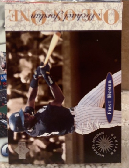 1995 Upper Deck Minor League #8 Michael Jordan One On One — front