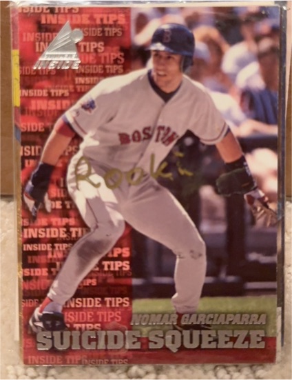 1998 Pinnacle Inside #135 Nomar Garciaparra Suicide Squeeze — front
