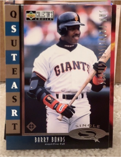 1998 Upper Deck Collector's Choice #SQ15 Barry Bonds StarQuest Single — front