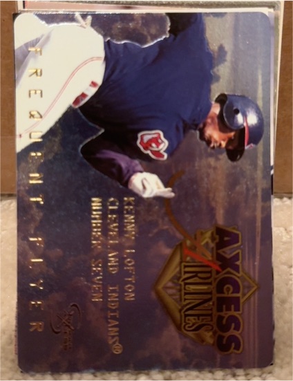 1998 SkyBox Dugout Axcess #FF2 Kenny Lofton Frequent Flyers — front
