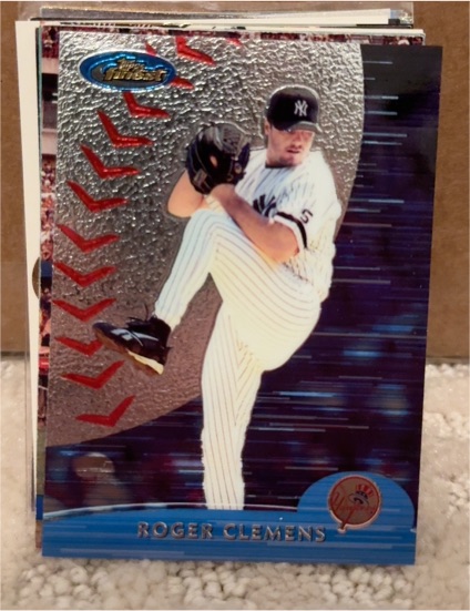 2000 Topps Finest #218 Roger Clemens — front