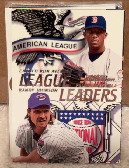 2000 SkyBox Dominion #6 Randy Johnson / Pedro Martinez — front