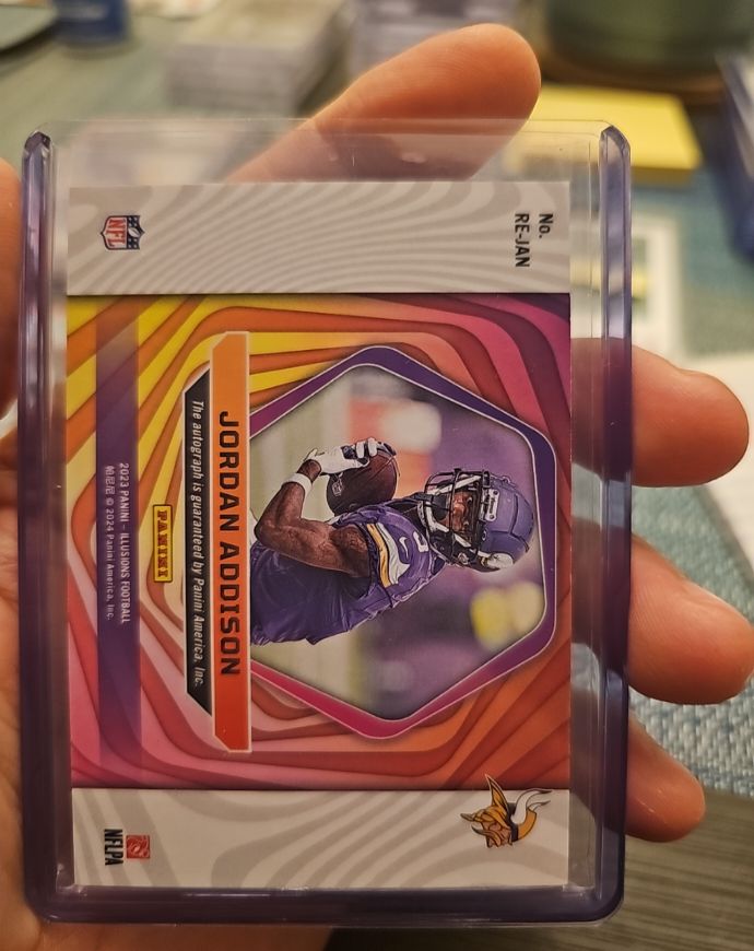 2023 Panini Illusions Football #RE-JAN Jordan Addison — front