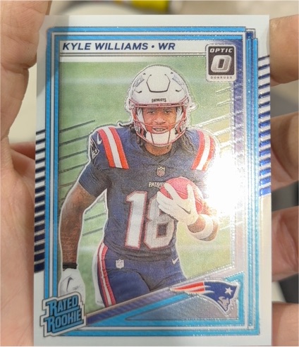 2025 Donruss Optic #245 Kyle Williams Rated Rookie — front