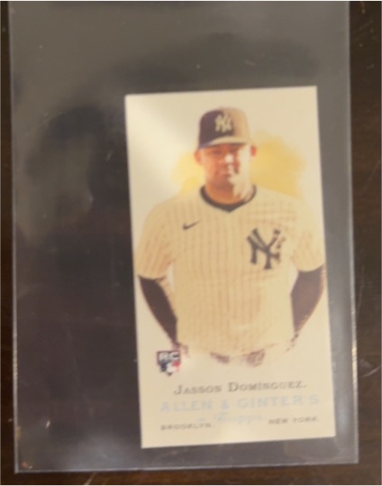 2024 Topps Allen & Ginter Mini Rookie Design Variation #RD-18 Jasson Dominguez — front