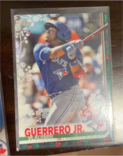 2019 Topps Holiday #HW167 Vladimir Guerrero Jr. — front