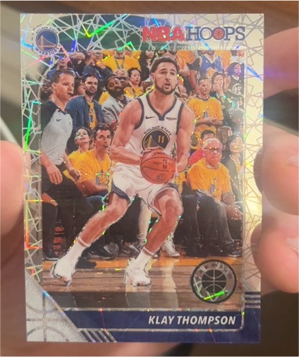 2019-20 Panini NBA Hoops Premium Stock #60 Klay Thompson — front