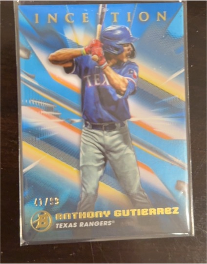 2023 Bowman Inception #91 Anthony Gutierrez — front