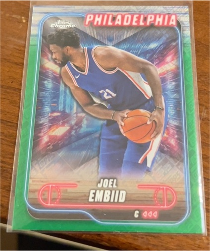 2024-25 Topps Chrome #10 Joel Embiid — front