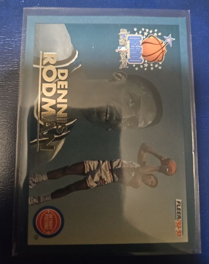1992-93 Fleer #10 Dennis Rodman All-Stars — front