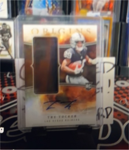 2023 Panini Origins Rookie Jumbo Jersey Autographs Tre Tucker #RJJA-TT — front