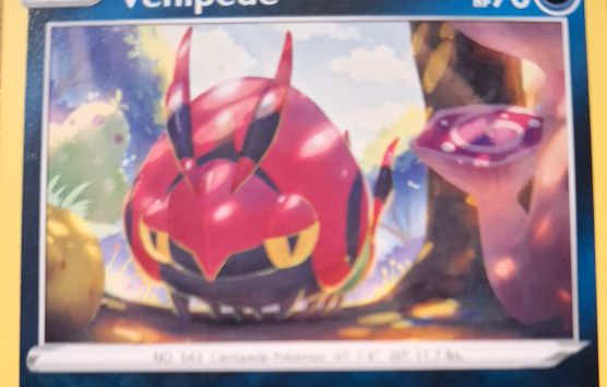 2021 Pokémon Sword & Shield Chilling Reign #105 Venipede — front