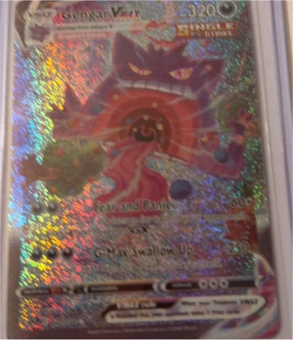 2021 Pokemon SWSH08 Fusion Strike #271 Gengar VMAX — front