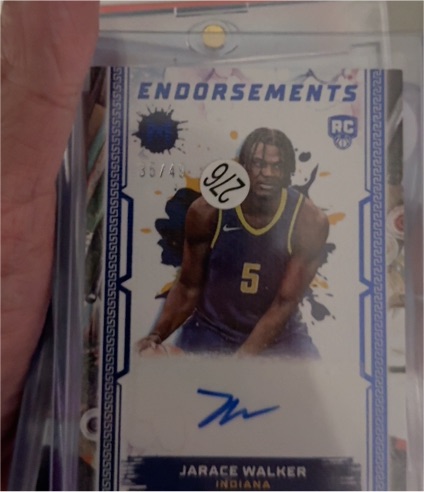 2023 Topps Motif Endorsements #ME-JW Jarace Walker — front