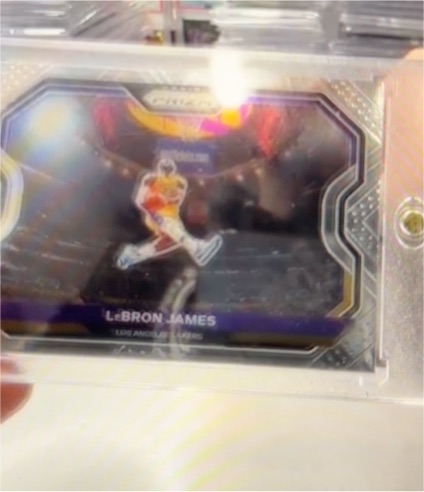 2020-21 Panini Prizm #1 LeBron James Kobe Tribute — front