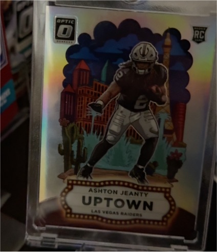 2025 Donruss Optic Ashton Jeanty Uptown Las Vegas Raiders — front