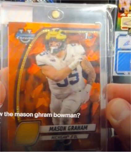 2024 Bowman Chrome U #127 Mason Graham — front