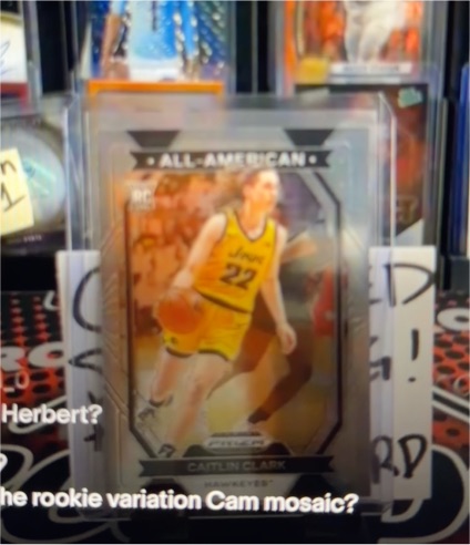 2024 Panini Prizm Draft Picks - All-American #23 Caitlin Clark (RC) — front