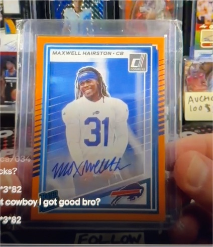 2025 Donruss #362 Maxwell Hairston — front