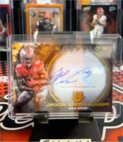 2022 Bowman University Inception Auto Jaxon Smith-Njigba — front