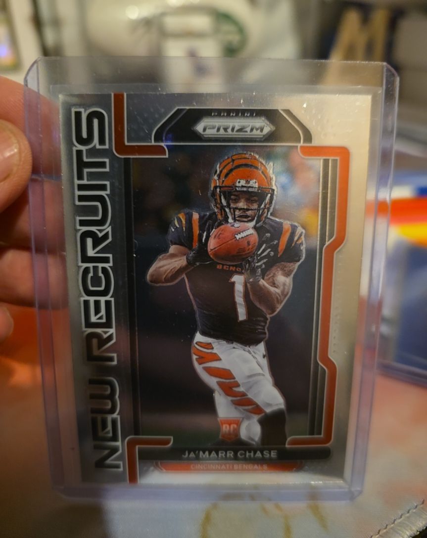 2021 Panini Prizm New Recruits #NR-7 Ja'Marr Chase — front